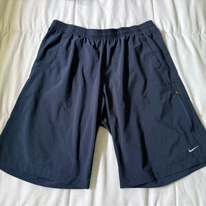 Nike Blue Athletic Shorts Lightweight Performance